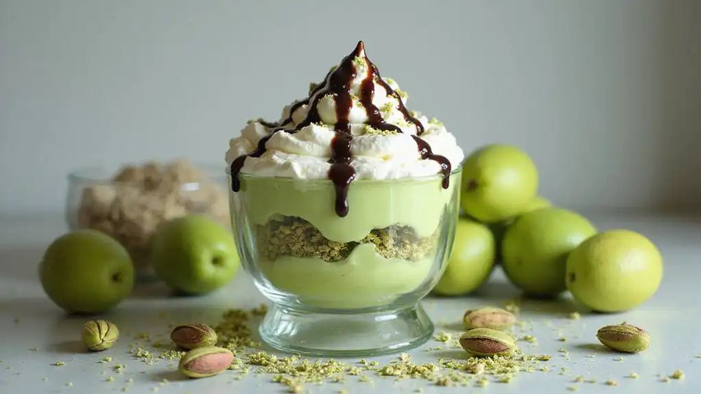 creamy pistachio pudding treat