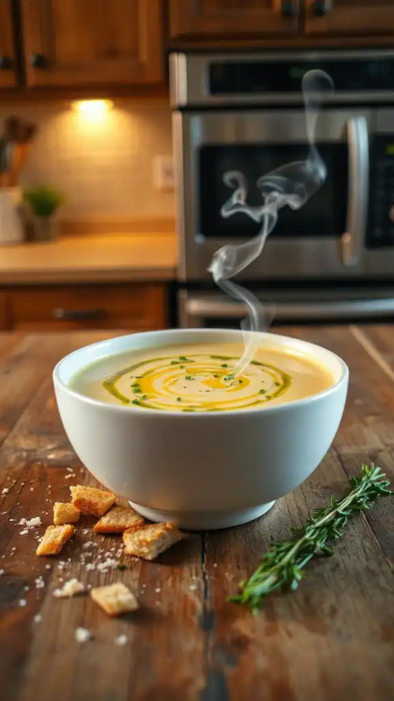 creamy potato leek soup
