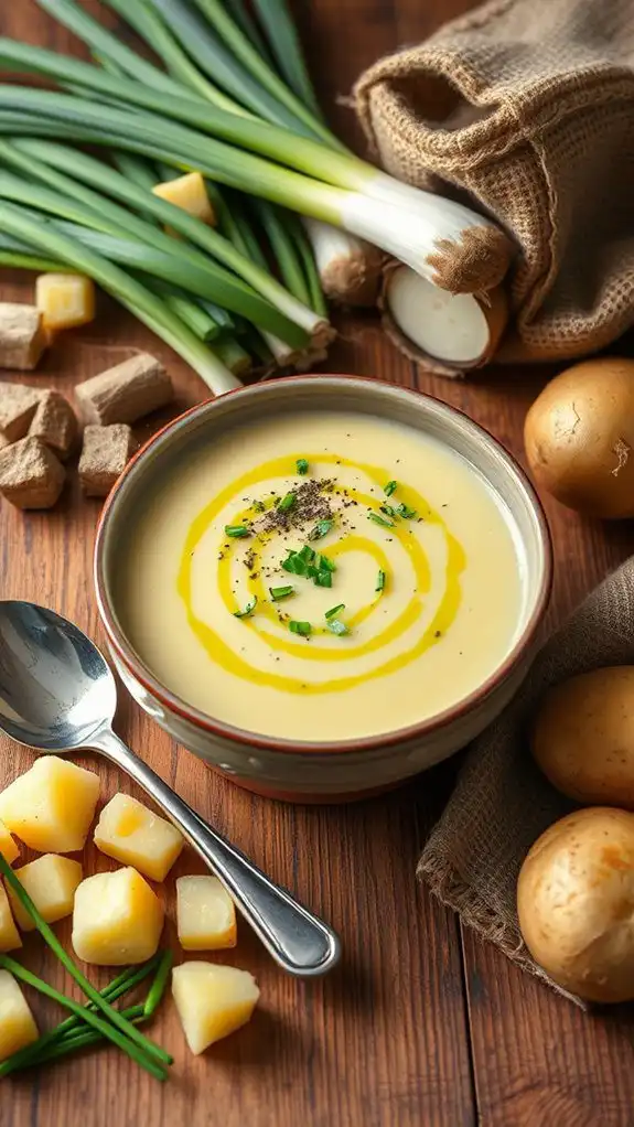 creamy potato leek soup creamy potato leek soup