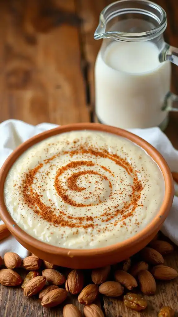 creamy rice pudding dessert