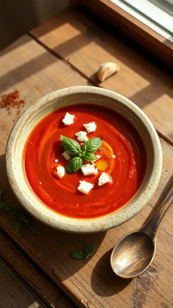 creamy roasted pepper soup