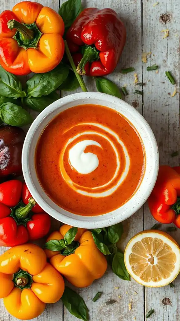 creamy roasted pepper soup creamy roasted pepper soup