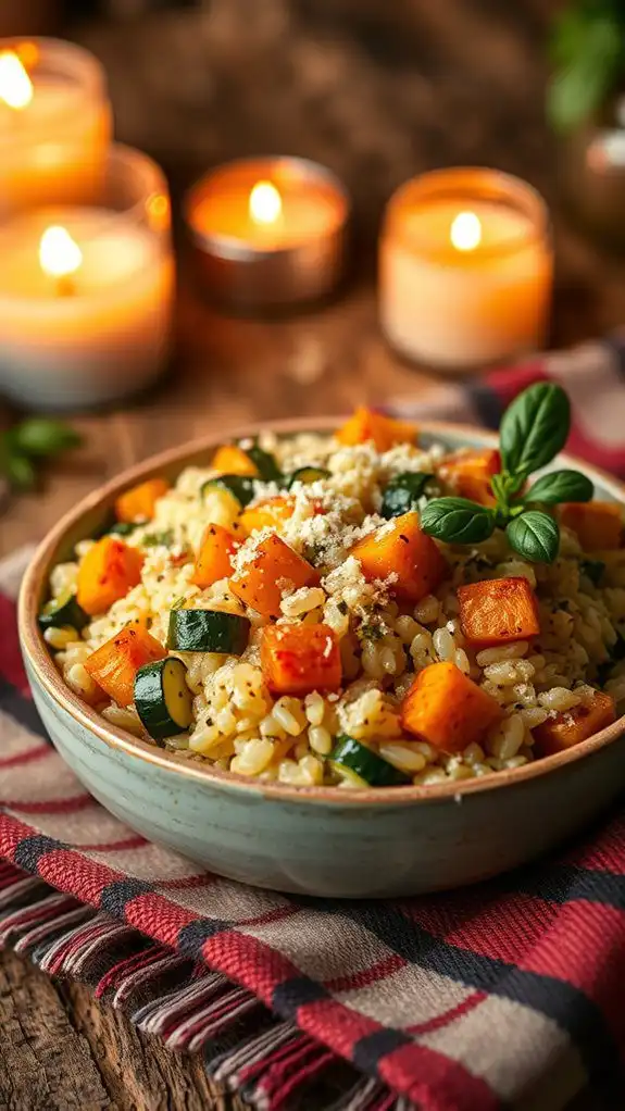 creamy roasted vegetable risotto creamy roasted vegetable risotto