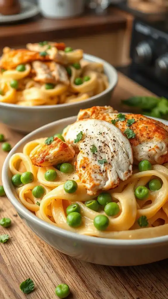 creamy rotisserie chicken dish