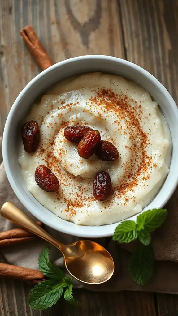 creamy russian rice dessert