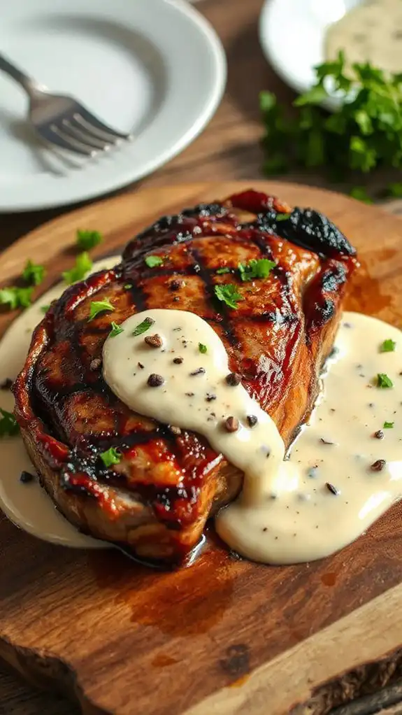 creamy sauce for steak