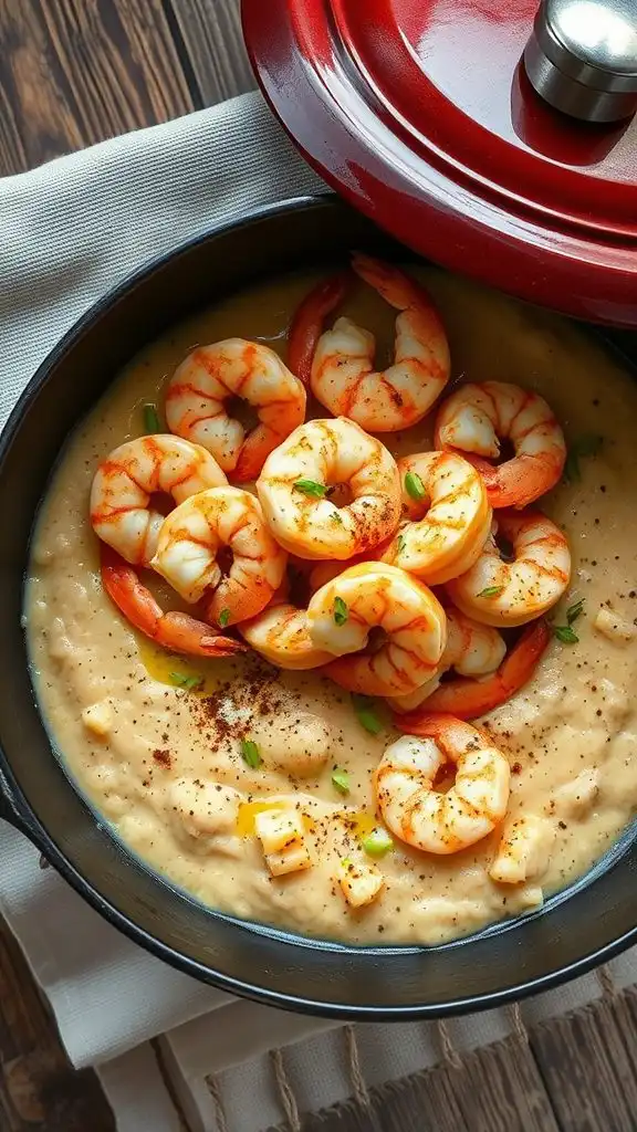 creamy shrimp with grits creamy shrimp with grits