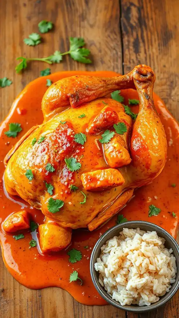 creamy spiced chicken curry
