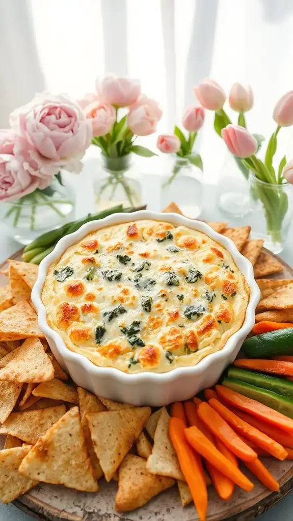 creamy spinach artichoke appetizer