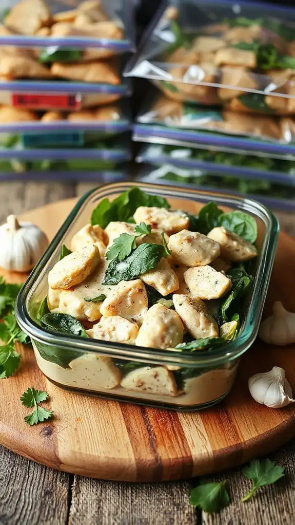 creamy spinach artichoke chicken