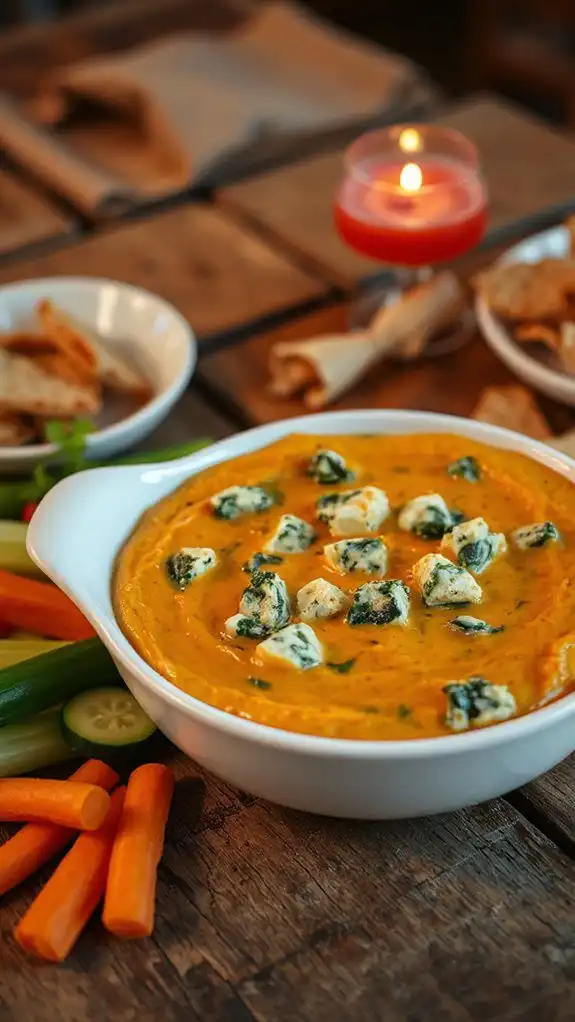 creamy spinach artichoke dip