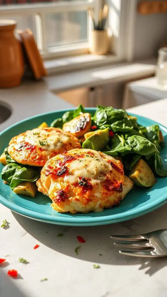 creamy spinach artichoke dish