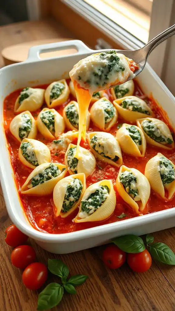 creamy stuffed pasta shells creamy stuffed pasta shells