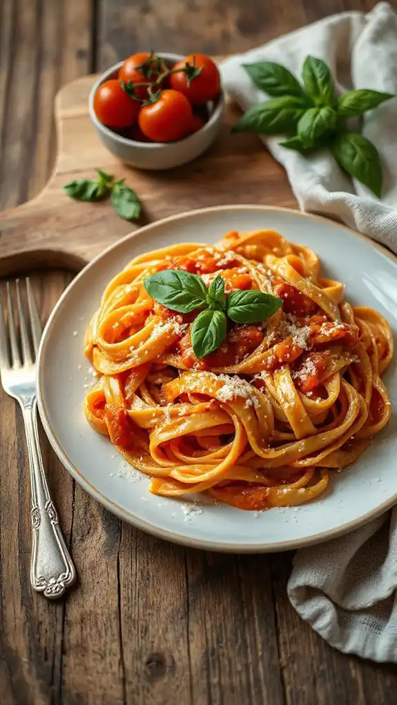 creamy tomato basil dish creamy tomato basil dish