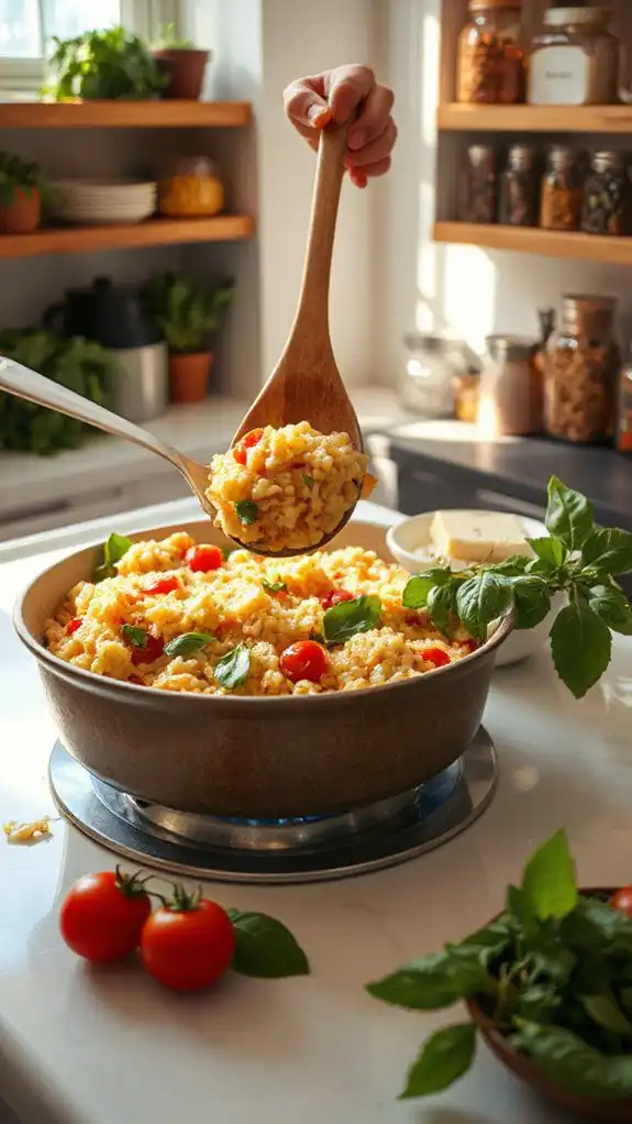 creamy tomato basil risotto creamy tomato basil risotto