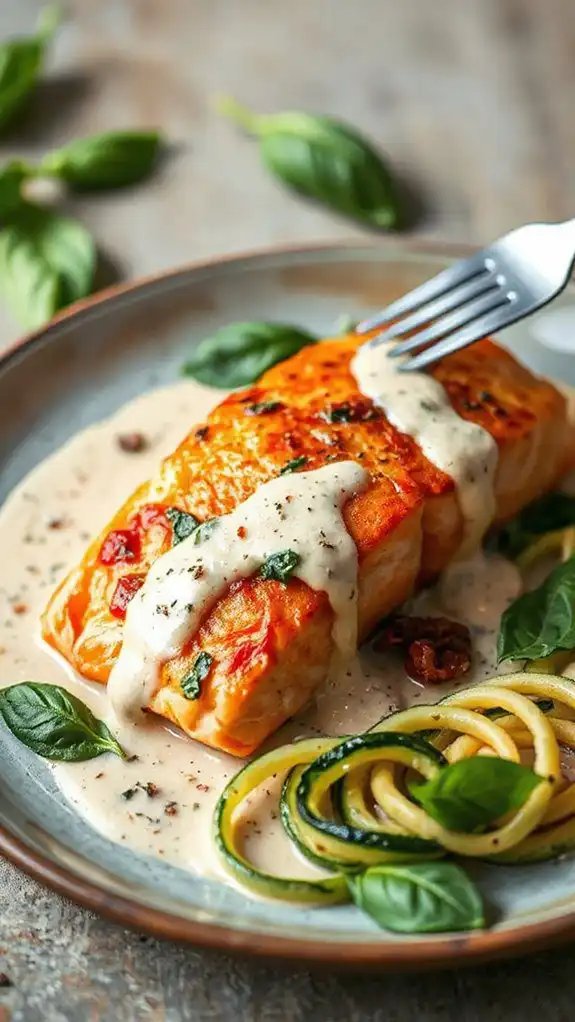 creamy tuscan salmon recipe
