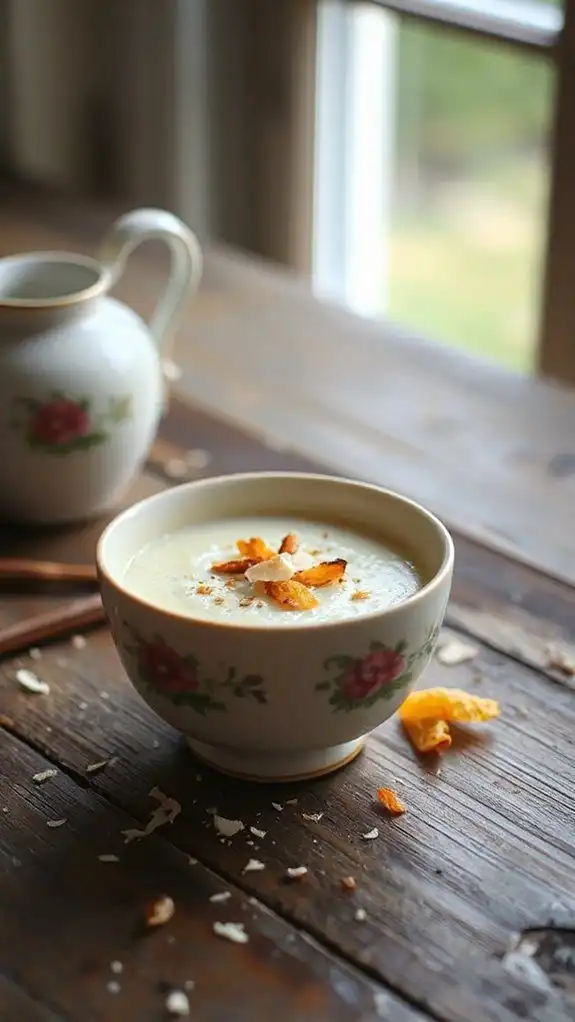 creamy vanilla rice dessert