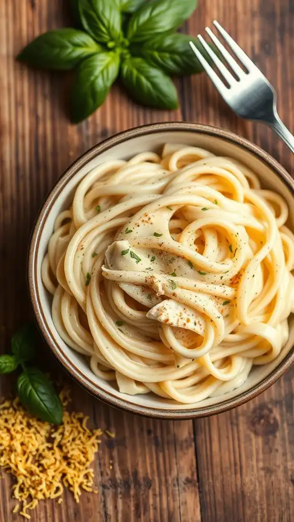 creamy vegan pasta dish