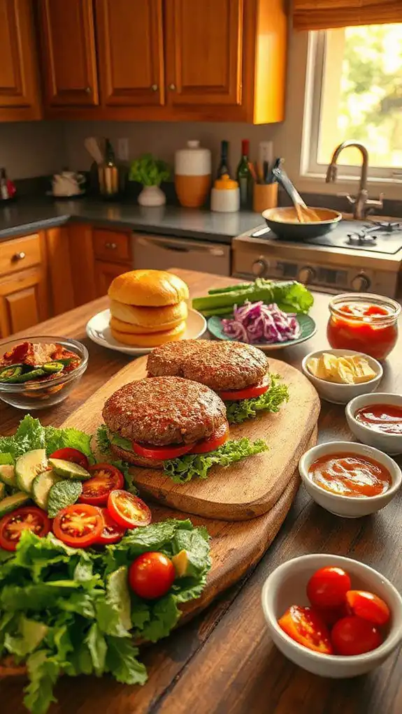 create personalized burger options