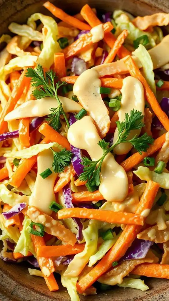 crisp flavorful mustard coleslaw
