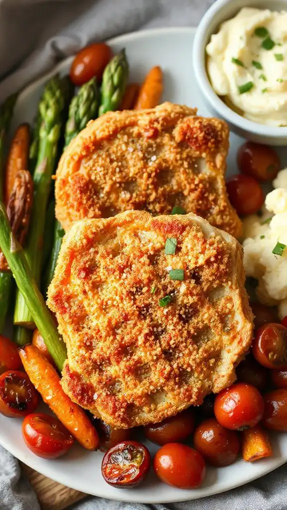 crispy air fried pork chops