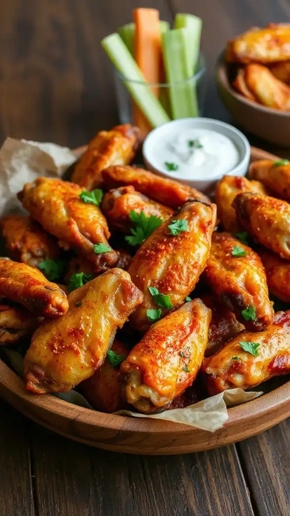 crispy air fryer wings