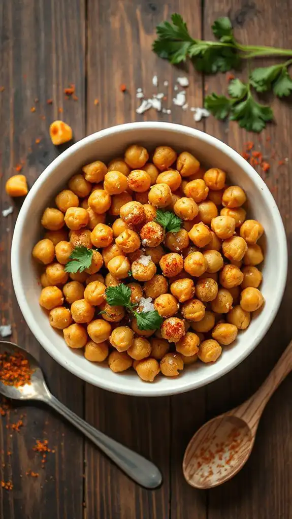 crispy and flavorful legumes