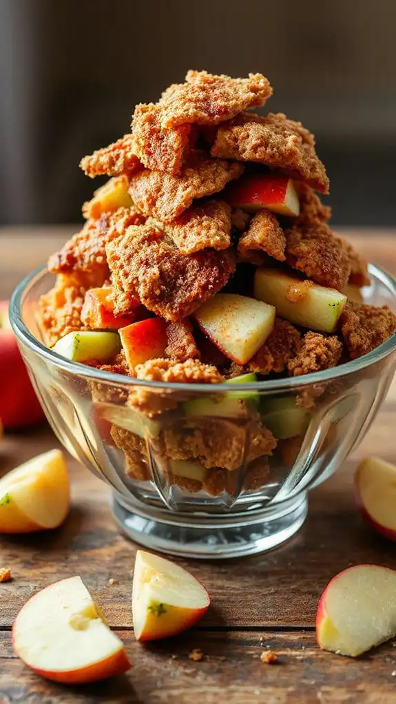 crispy apple and veggie