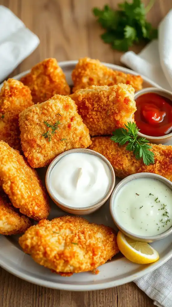 crispy baked fish sticks
