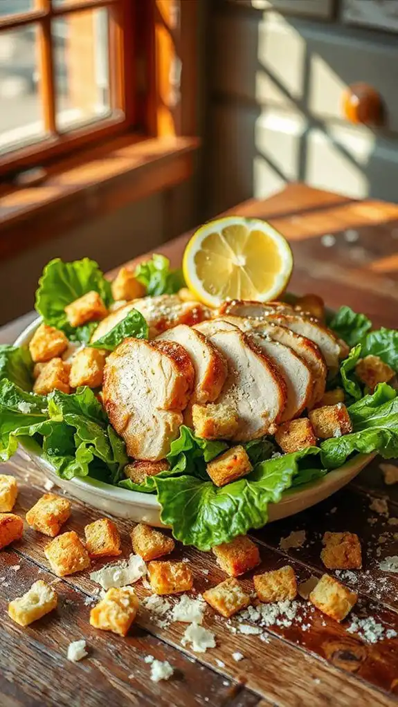 crispy chicken lettuce dressing