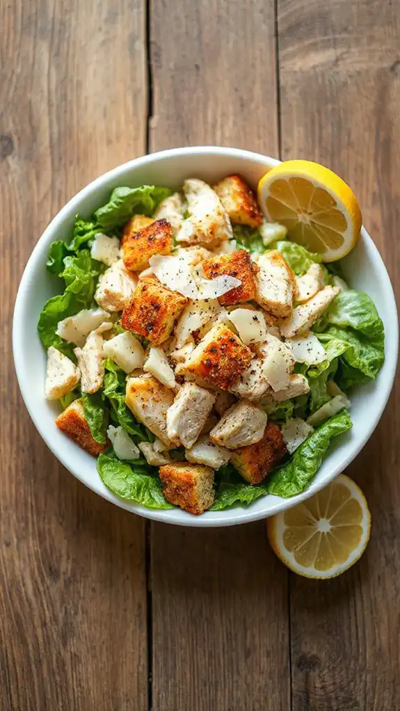 crispy chicken romaine lettuce crispy chicken romaine lettuce