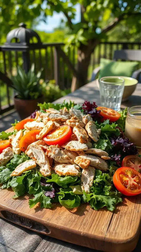 crispy chicken salad delight