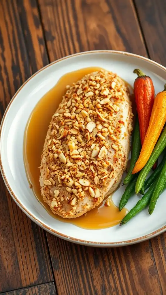 crispy chicken with glaze