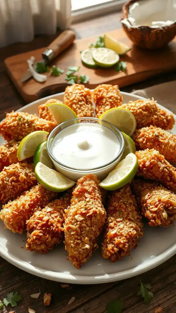 crispy chicken with sauce