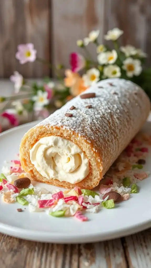 crispy coconut filled dessert crispy coconut filled dessert