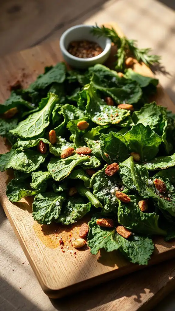 crispy dehydrated kale snacks crispy dehydrated kale snacks