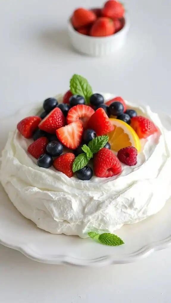 crispy meringue topped fruit crispy meringue topped fruit