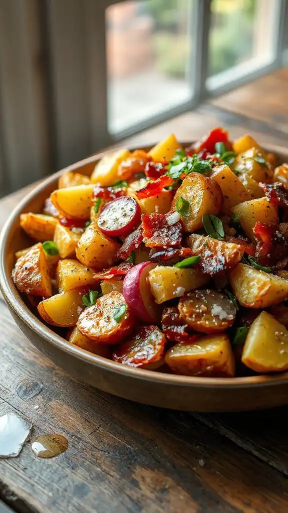 crispy potato bacon salad crispy potato bacon salad