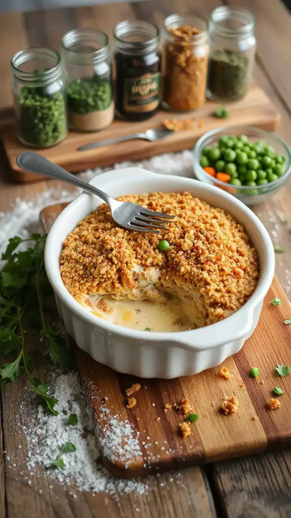 crispy quinoa tuna casserole