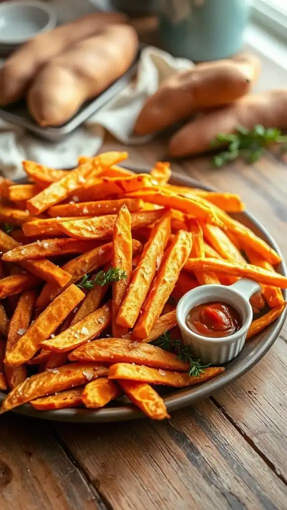 crispy sweet potato fries