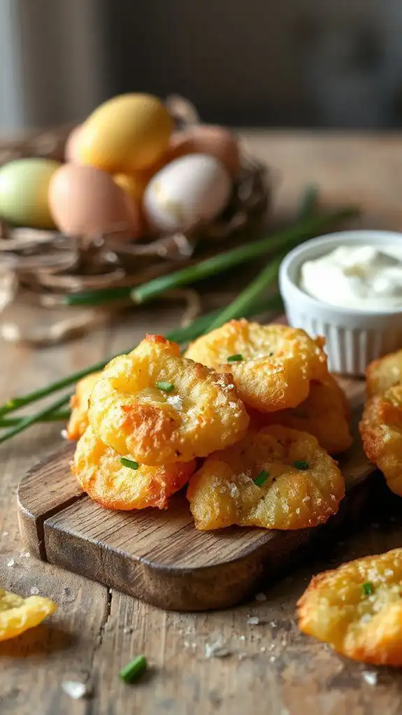 crispy twice baked potato puffs crispy twice baked potato puffs