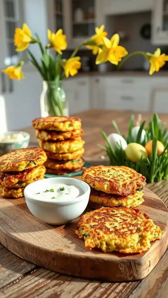 crispy zucchini fritters recipe