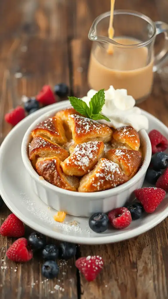 croissant bread pudding recipe