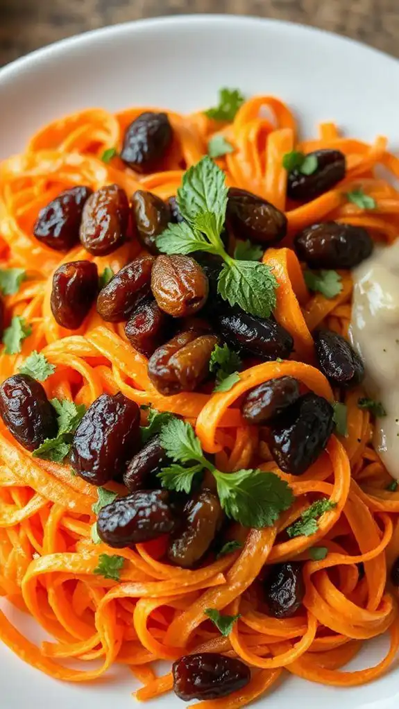 crunchy carrot raisin medley