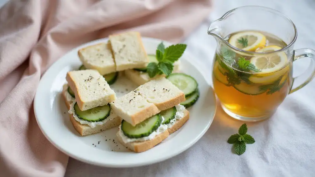cucumber and cream cheese sandwiches cucumber and cream cheese sandwiches