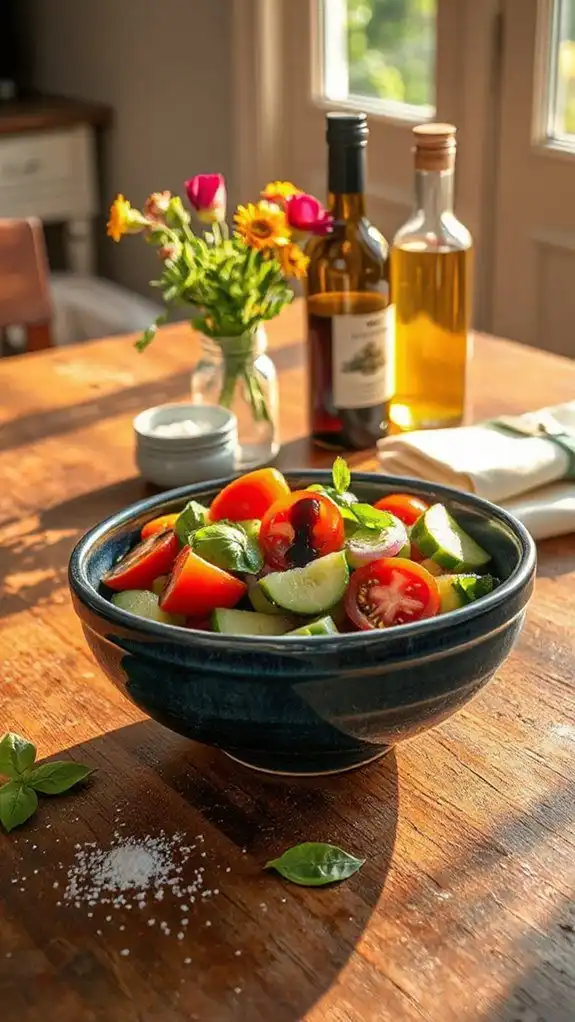 cucumber tomato salad recipe