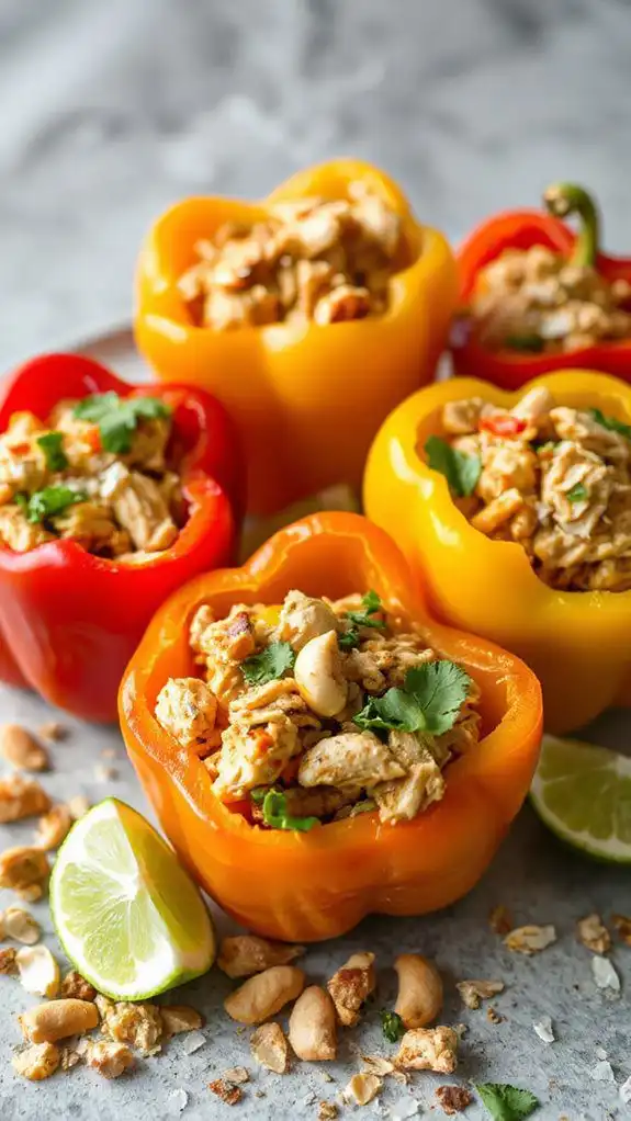 curry filled pepper dish