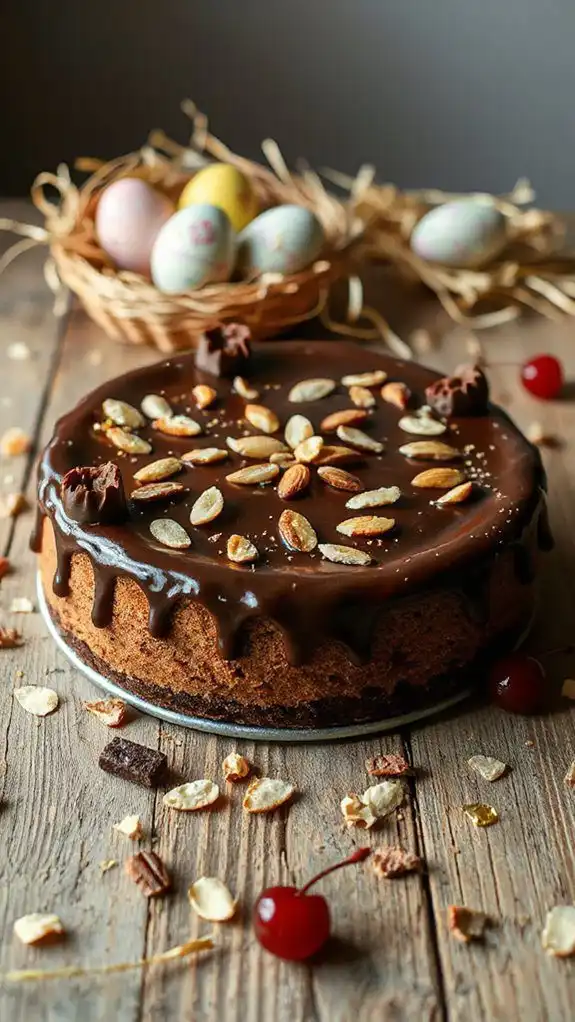 decadent chocolate almond dessert decadent chocolate almond dessert