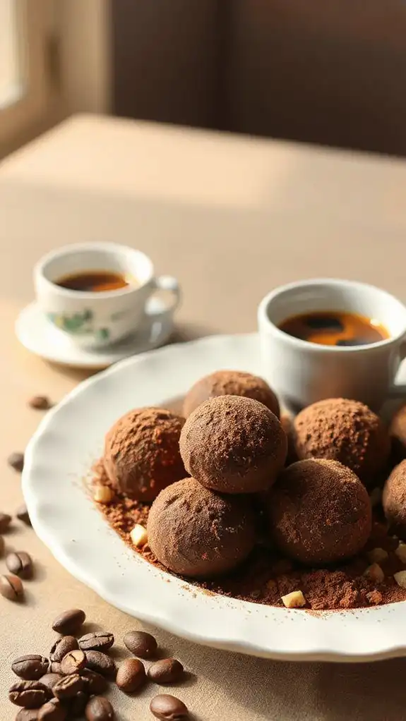 decadent chocolate coffee treats