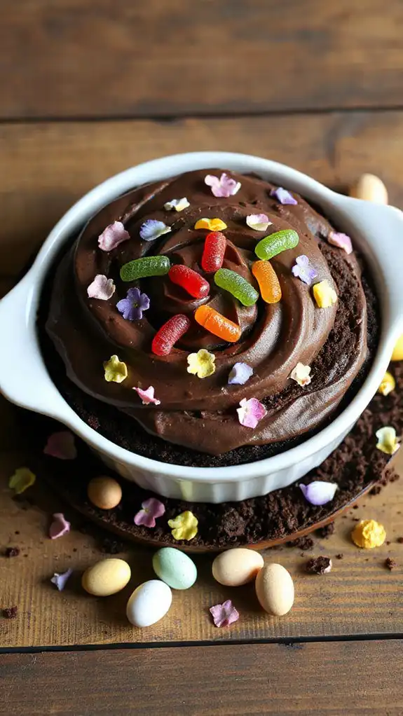 decadent chocolate dessert creation